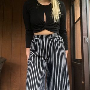 Express long sleeve crop top